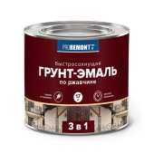 Грунт-эмаль "3-в-1" Proremontt черный, 1,7 кг