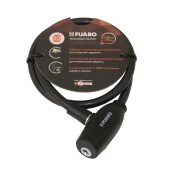 Замок тросовый Fuaro PL-0865-KEY (8х650мм) 2кл.