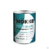 Грунт-эмаль "3-в-1" MOKKE зеленый, 0,9 кг