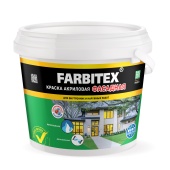 Краска акриловая фасадная ( 3.0 кг) Farbitex