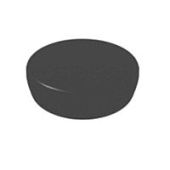 Накладка круглая H17BL черный