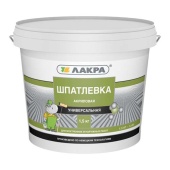 Шпатлевка ЛАКРА акриловая универсальная 1,5кг