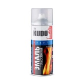 Эмаль KUDO KU-5002 термостойкая черная 520мл