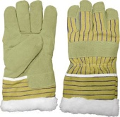 Перчатки (12450) рабочие кожаные (спилковые), с мехом(выведен)