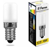 "Лампа 2 Вт "Feron" (6446085) "для техники" светодиодная LED Е14 (теплый свет)