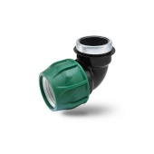 Отвод вн/рез 63х1.1/2" ПЭ POELSAN GREEN