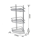 Полка 3-х ярусная угловая 250х200х670 (ЕК-013Е)